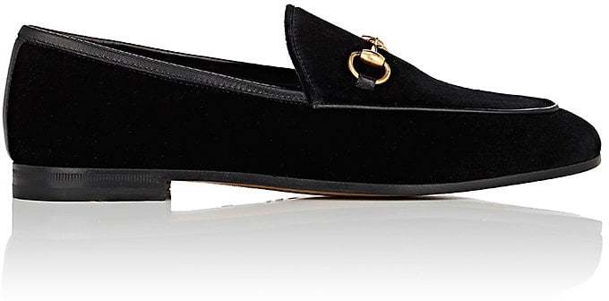 black velvet loafers womens
