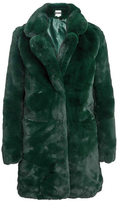 Sophie Emerald Faux Fur Coat – Art of Being Female